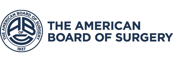 the logo for the American Board of Surgery